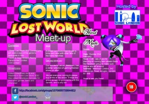 E-poster advertising the meet