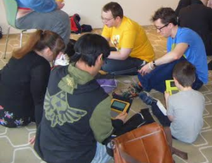 StreetPass London attendees getting stuck into some gaming