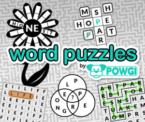 POWGI, 3DS, review, Word Puzzles, Lightwood Games, Wii U, 2015, iOS, crossword, puzzle, DS, Mixups, One Word, Flowers, Circles, Crossovers, 480 puzzles, Word Maze, amiibo, figures, cards, celebrities, NFC, 3D, 2D, shapes, colours, quotes